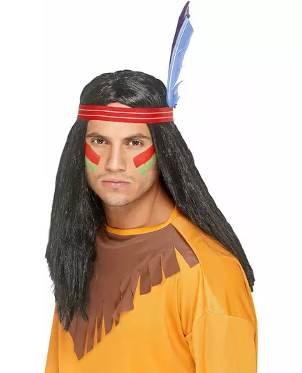 Indiánská paruka pro muže