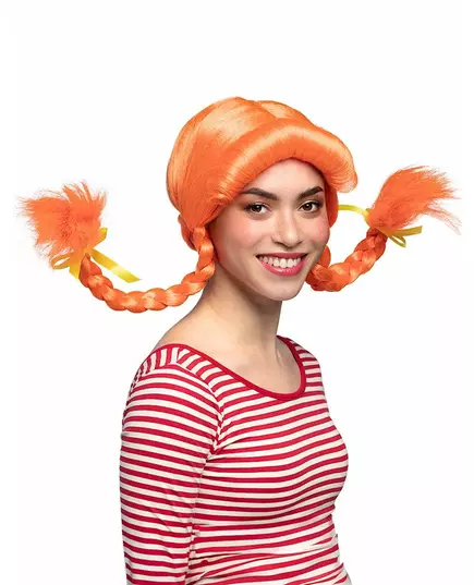 Oranžová paruka pro ženy