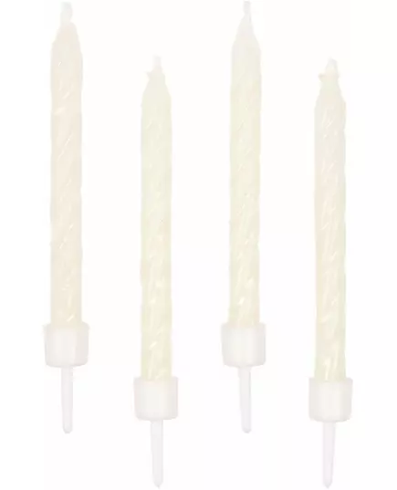 10 fosforeskujících svíček 6 cm