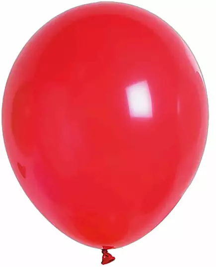100 červených metalických balónků 29 cm