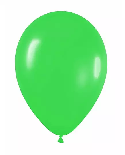 12 zelených balónků 28 cm