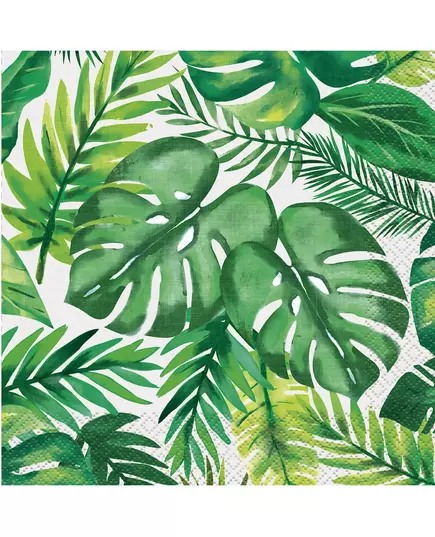 16 ubrousků Palm Tropical Luau 33 x 33 cm