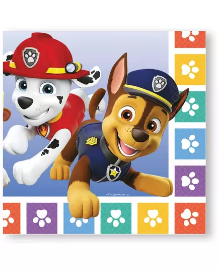 16 ubrousků Paw Patrol 33 x 33 cm