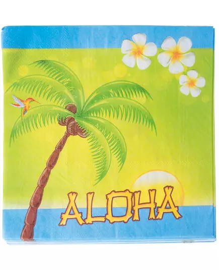 20 papírových ubrousků Aloha 33 x 33 cm