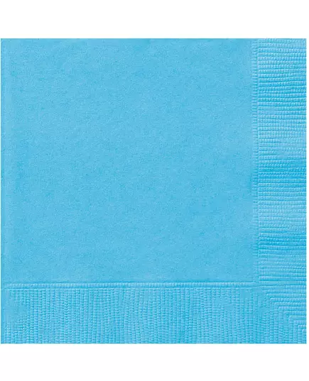 20 papírových ubrousků Sky Blue 33 x 33 cm