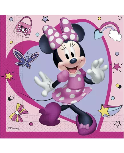 20 papírových ubrousků Minnie Junior 33 x 33 cm