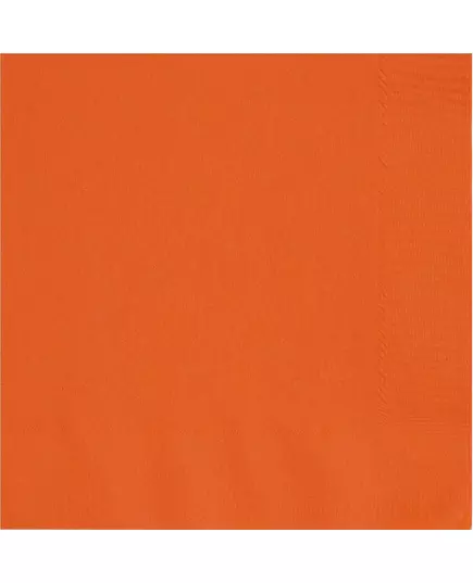 20 oranžových papírových ubrousků 33 × 33 cm