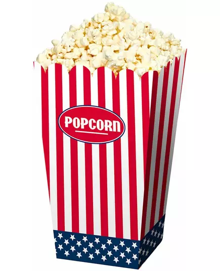 4 krabice popcornu USA