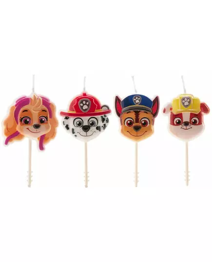 4 narozeninové svíčky Paw Patrol