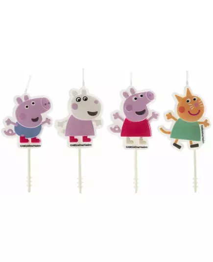 4 narozeninové svíčky Peppa Pig