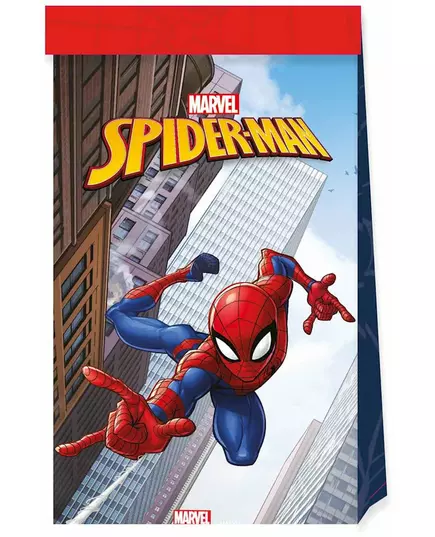 4 papírové sáčky Spiderman Fighter 22 x 13 cm