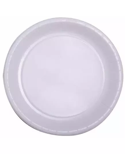 50 bílých kartonových talířů 22 cm