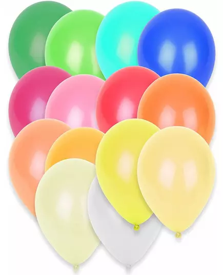 50 vícebarevných balónků 30 cm
