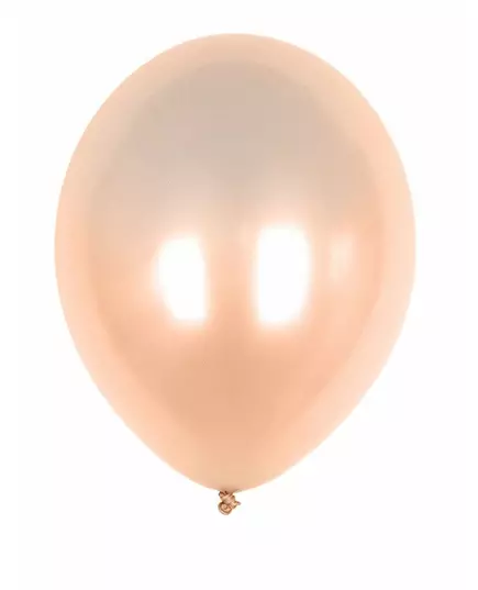 50 metalických broskvových balónků 30 cm