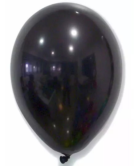 50 černých balónků 30 cm