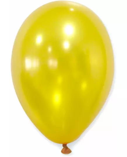 50 metalických zlatých balónků 30 cm