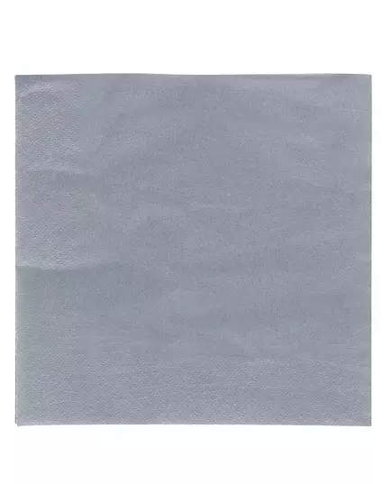 50 šedých ubrousků 38 x 38 cm