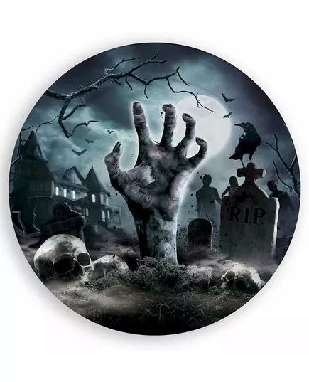6 talířů „returning from the cemetery“ 23 cm
