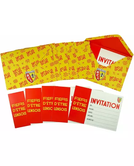 6× pozvánky RC Lens s obálkami