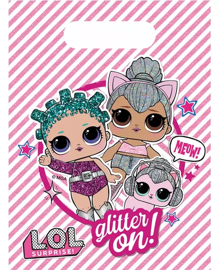 6 party sáčků LOL 23 x 16 cm
