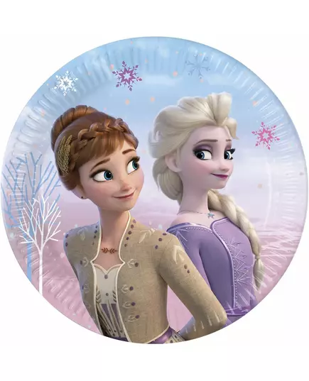 8 papírových talířů Frozen 20 cm