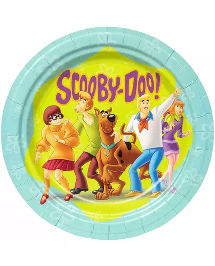 8 Scooby-Doo papírových talířů 23 cm