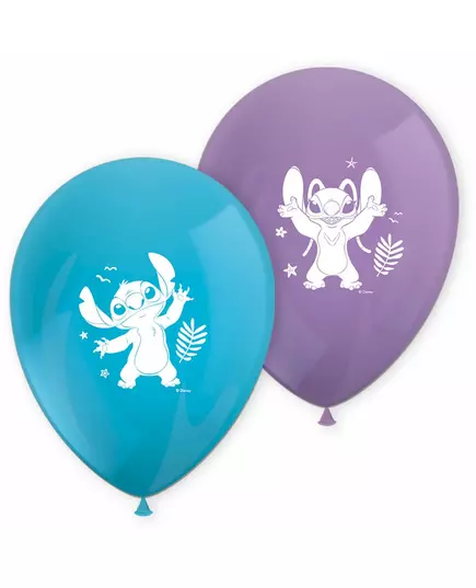 8 latexových balónků Stitch