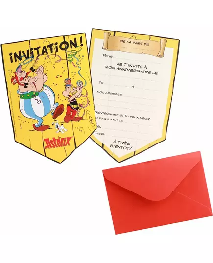 8 pozvánek Asterix