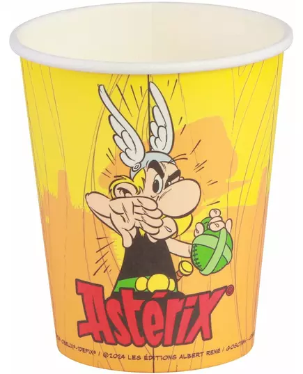8 kartonových kelímků Asterix 250 ml