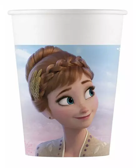 8 kartonových kelímků Frozen 200 ml