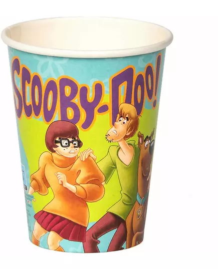 8 Scooby-Doo papírových kelímků 210 ml