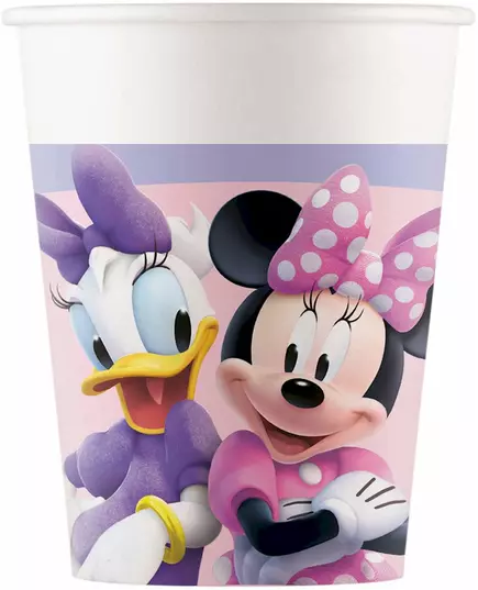 8 kartonových kelímků Minnie Junior 200 ml