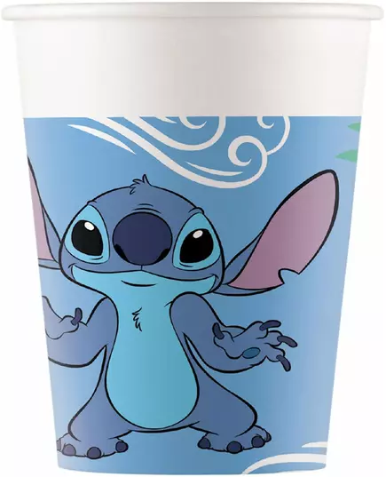 8 kartonových kelímků Stitch 200 ml