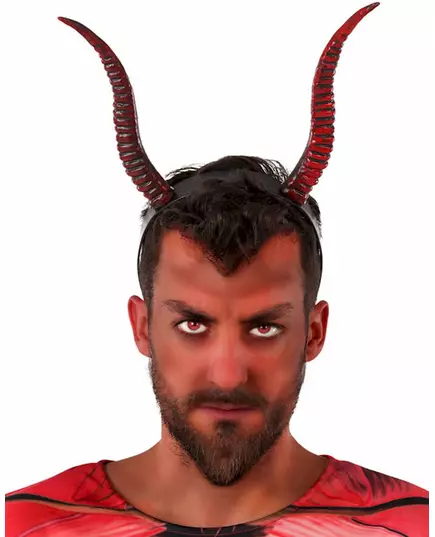 Čelenka s ďábelskými rohy pro dospělé
