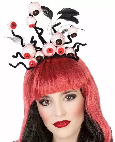 Čelenka Halloween oči