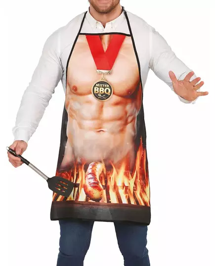 BBQ zástěra Mister Naughty pro dospělé