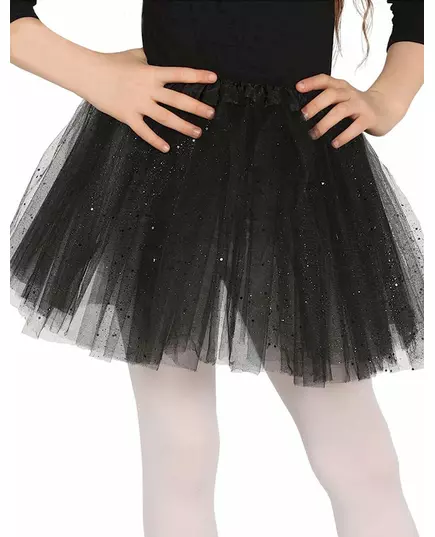 Černé flitrované tutu pro dívky