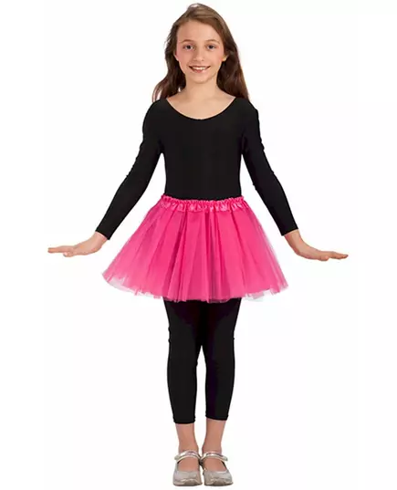 Růžové saténové tutu pro dívky