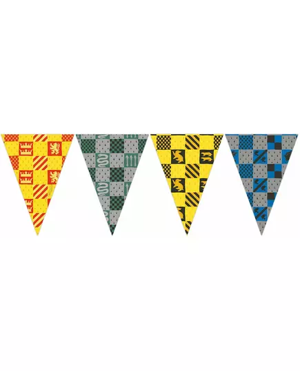 Papírová praporková girlanda Harry Potter Hogwarts 2 m
