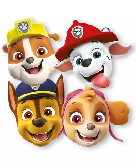 8 papírových masek Paw Patrol
