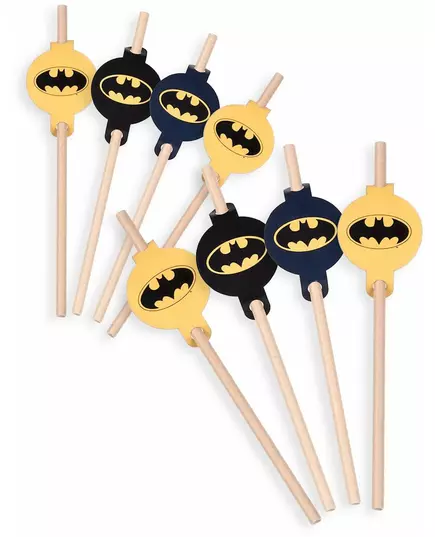 8 kartonových medailonových brček Batman 20cm