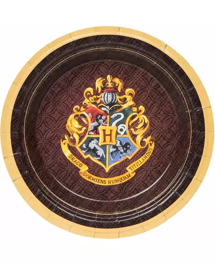 8 malých papírových talířů Harry Potter 18 cm