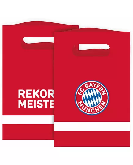 8 dárkových tašek FC Bayern Mnichov 15 x 23 cm