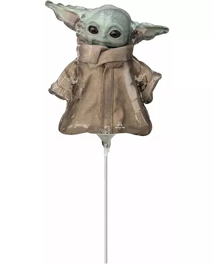 Fóliový balónek Baby Yoda The Mandalorian 23 cm
