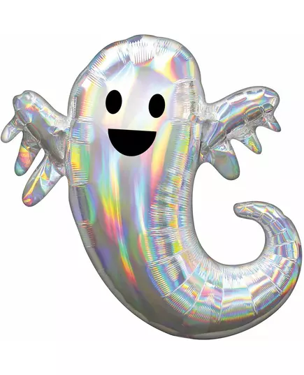 71 cm iridescentní fóliový balónek duch