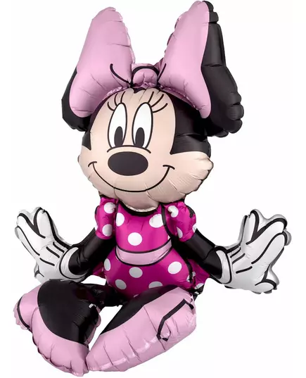 Fóliový balónek Minnie Mouse sedící 45 × 48 cm