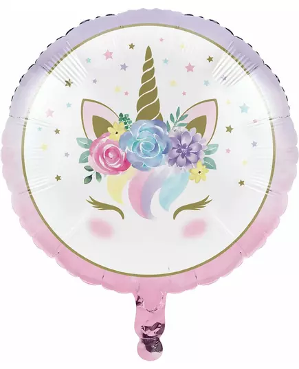 Fóliový balónek White Fairy Unicorn 45 cm