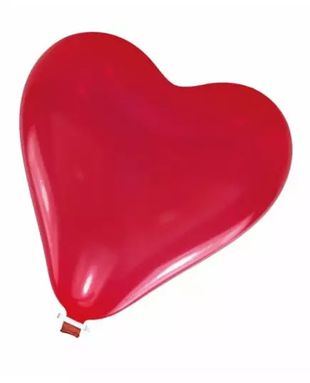 Obří červený latexový balónek srdce 61 cm