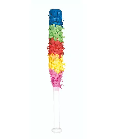 Vícebarevná piñata tyč 43 cm