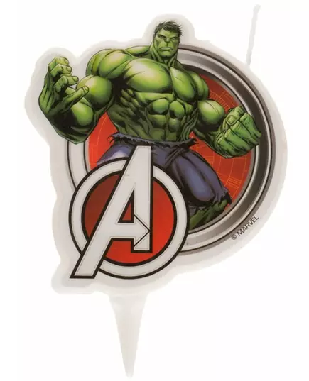 Narozeninová svíčka Hulk Avengers 7,5 cm